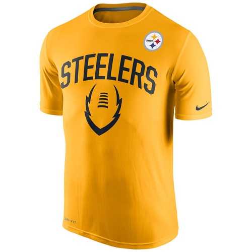 Men's Pittsburgh Steelers Nike Legend Icon Performance T-Shirt Gold FengYun,We sell and wholesale Men's Pittsburgh Steelers Nike Legend Icon Performance T-Shirt Gold FengYun on line form chian!